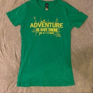 “Adventure is out there” T-Shirt